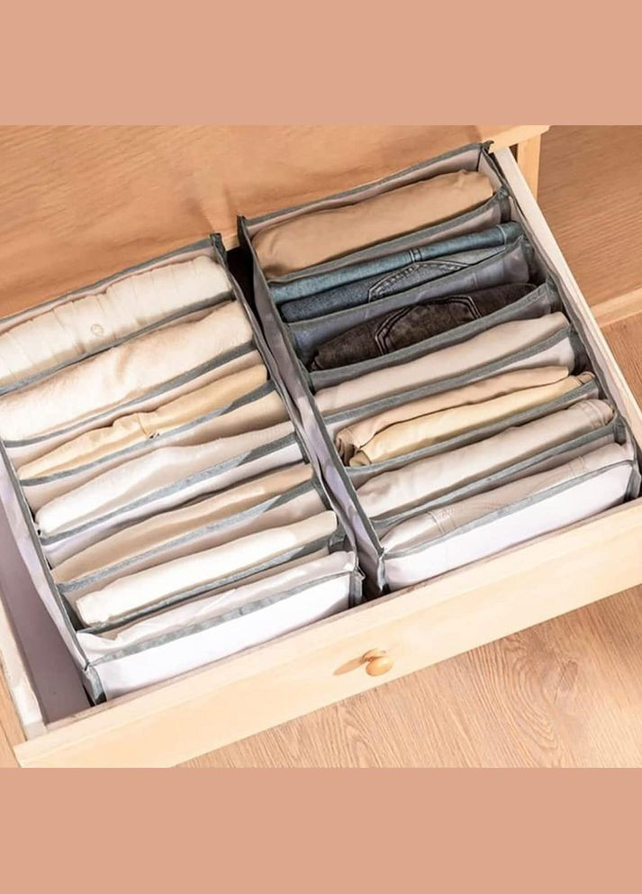 Коробка-органайзер для зберігання білизни 7 відділень 36*25*20см Home (315698625)