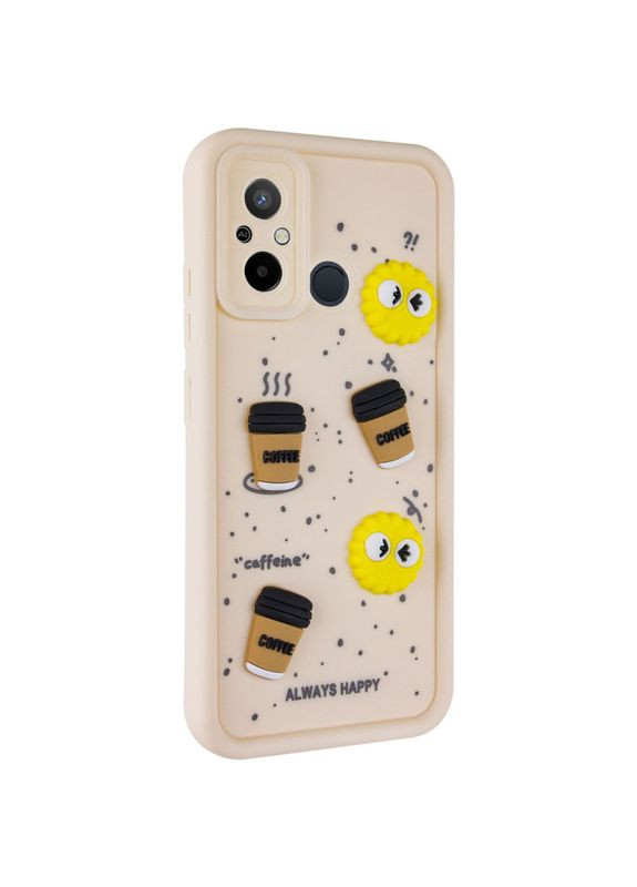 Чохол TPU Toys Case для Xiaomi Redmi 12C / Poco C55 Sand/Always Happy No Brand (340064141)
