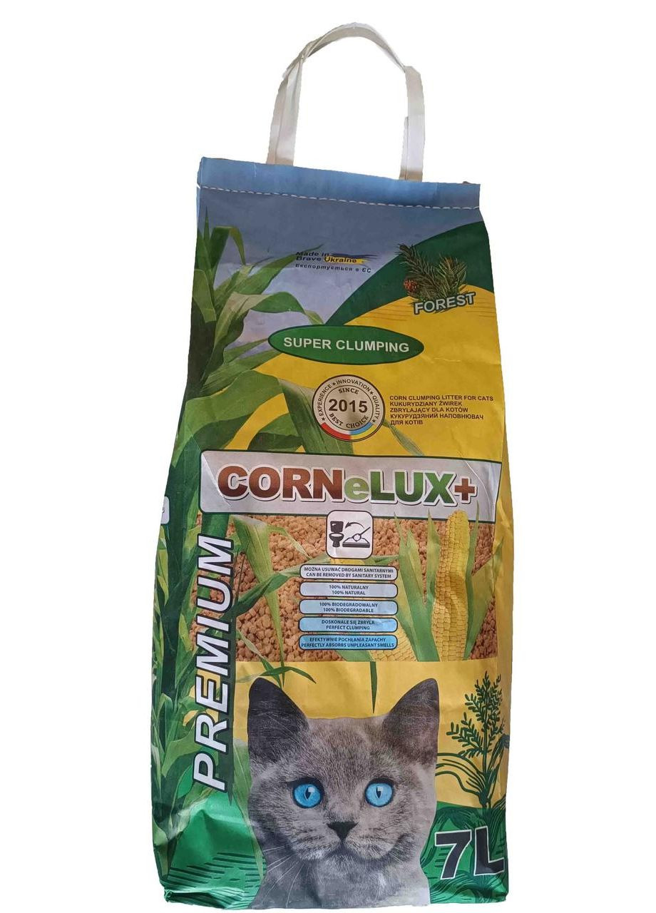 Кукурудзяний наповнювач для котів CORNELUX+ SUPER CLUMPING FOREST 7 л/4.2 кг Resun (327878464)