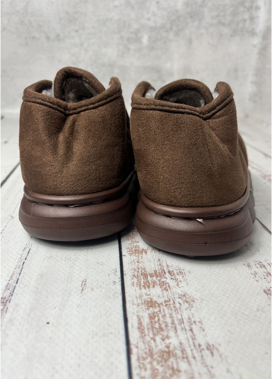 Коричневые тапочки домашние детские -lu коричневый (1217-3) Lion