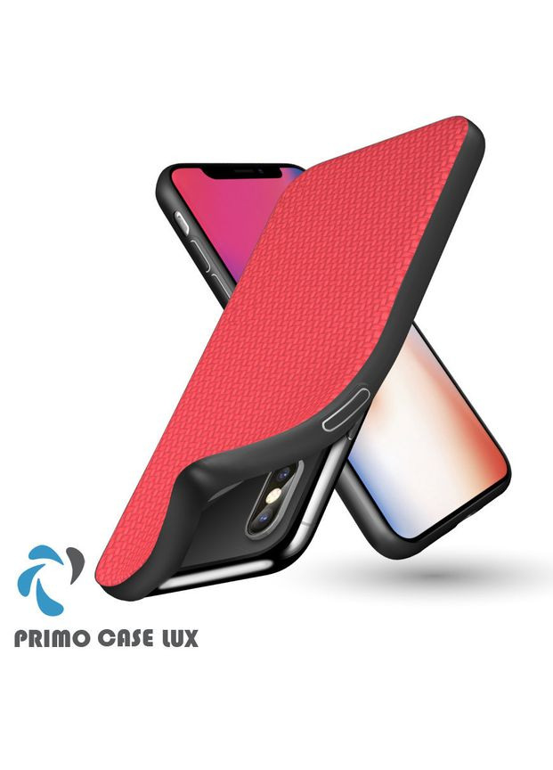 Чехол накладка Primo Case Lux для Apple iPhone X / iPhone XS Red Primolux (262296813)