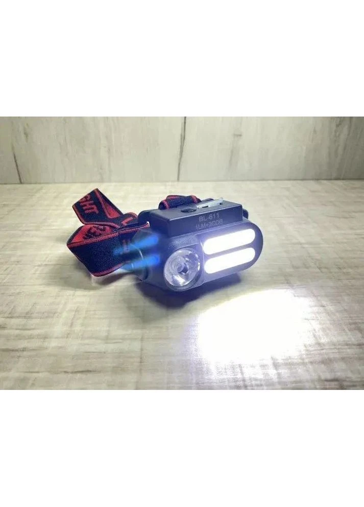 Аккумуляторный налобный фонарь NF 611/AVM с LED XPE+COB (8547) No Brand (382679944)
