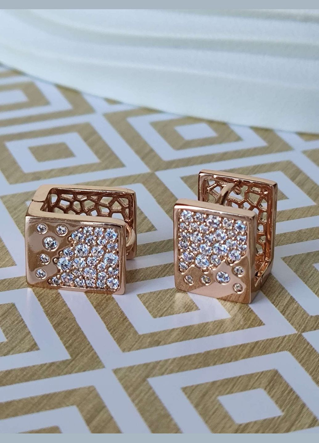 Сережки трендові xuping медичний сплав позолота медичне золото Xuping Jewelry (336190191)