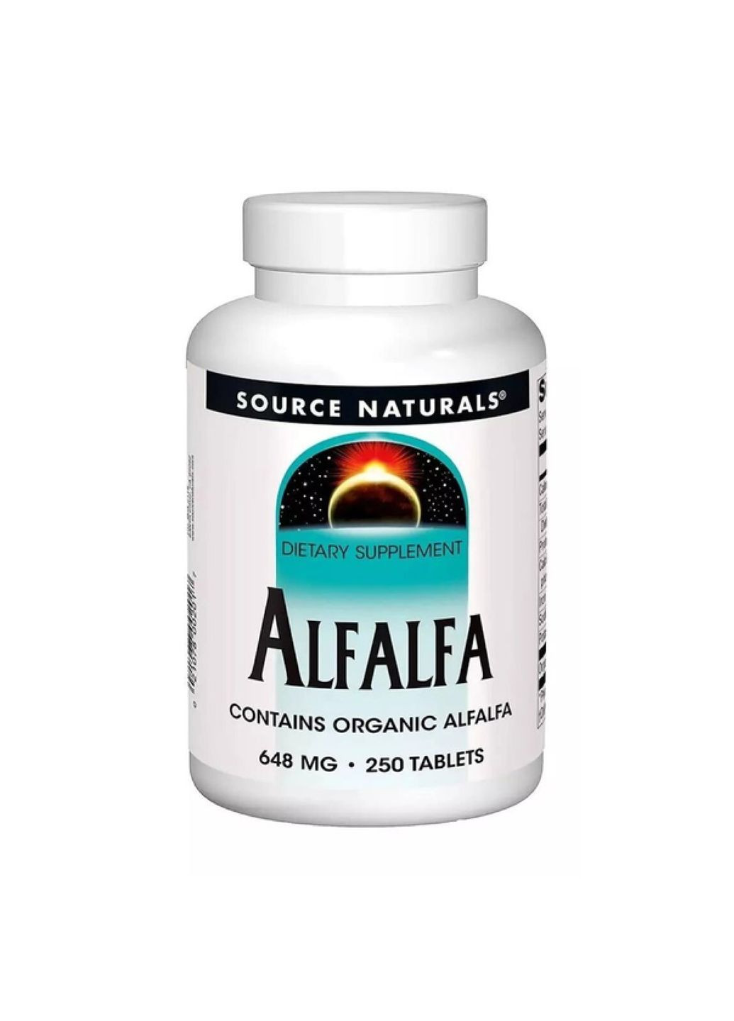 Екстракт люцерни Alfalfa 648 мг 250 таблеток Source Naturals (332808653)