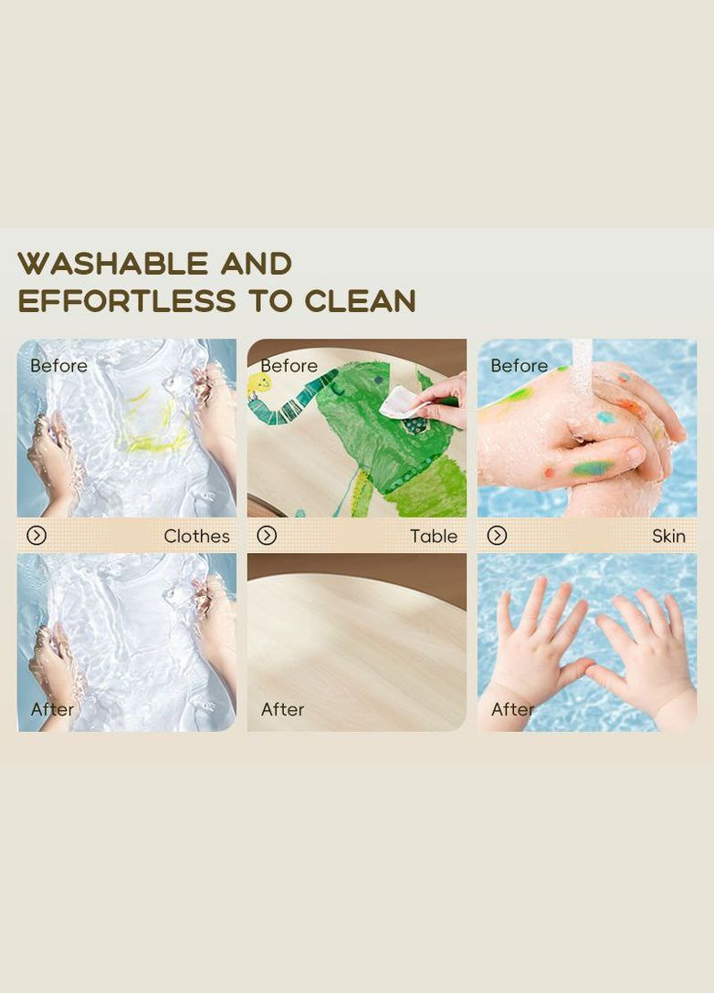 Натуральні воскові безпечні олівці крайони, що миються Бананчики 12 кольорів ( JA96659 ) для малят від 1 року Mirola (338435294)