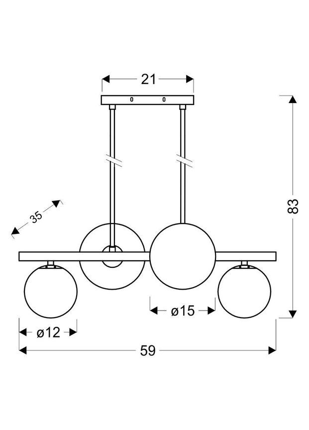 Люстра KAMA (34-73426) Candellux (361313327)