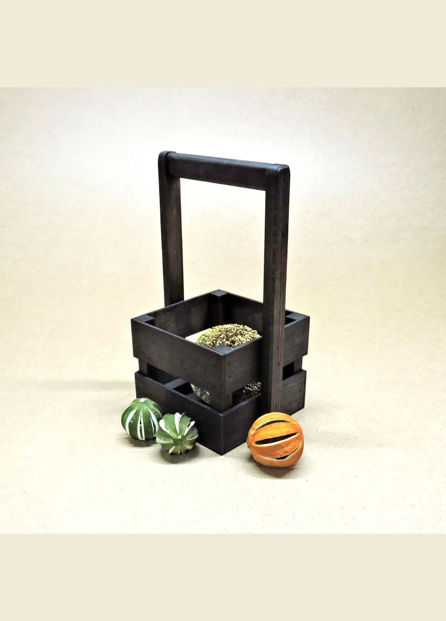 Подарочная корзинка из дерева Шервуд 15х15 венге (ПДК-0021212) No Brand (328909332)