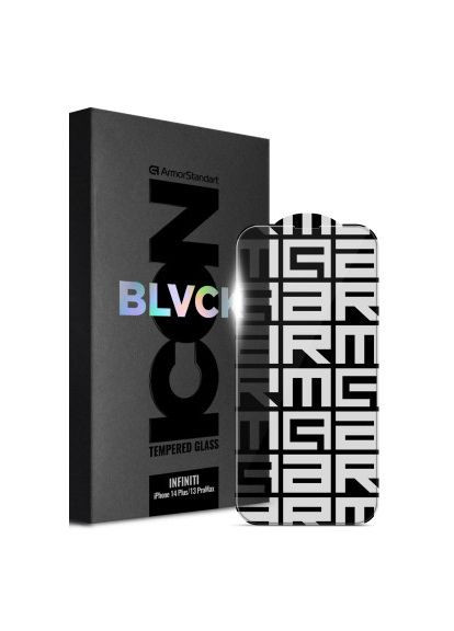 Стекло защитное Infinity Black Icon 2.75D Apple iPhone 14 Plus / 13 Pro Max (ARM73952) ArmorStandart Infinity Black Icon 2.75D Apple iPhone 14 Plus / 1 (366515751)