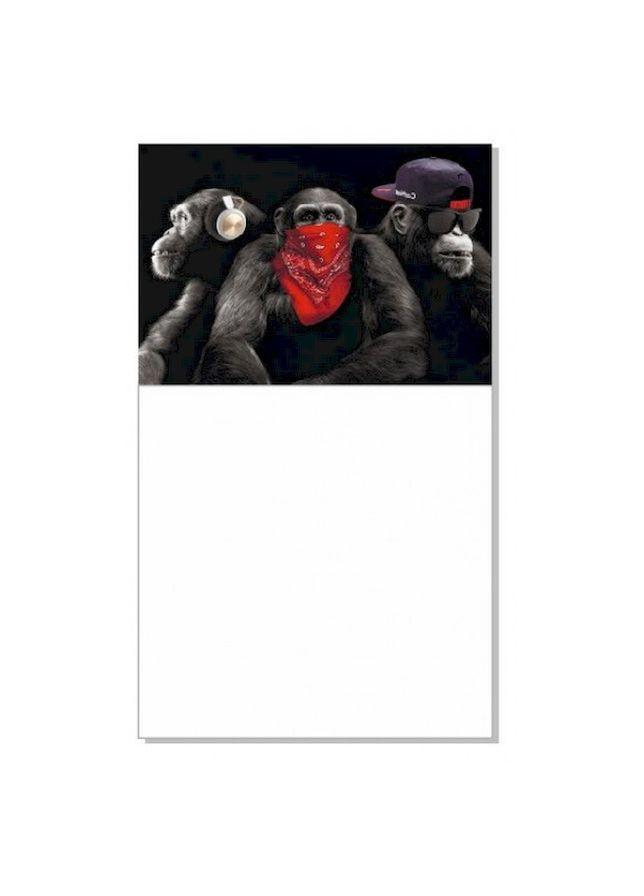 Блокнот з магнітом на холодильник Monkey КТ01032302, 30 аркушів Jumbi (301086502)