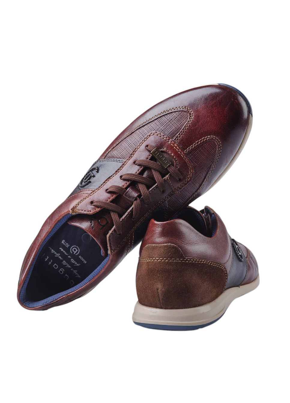 Коричневые кроссовки мужские Bugatti