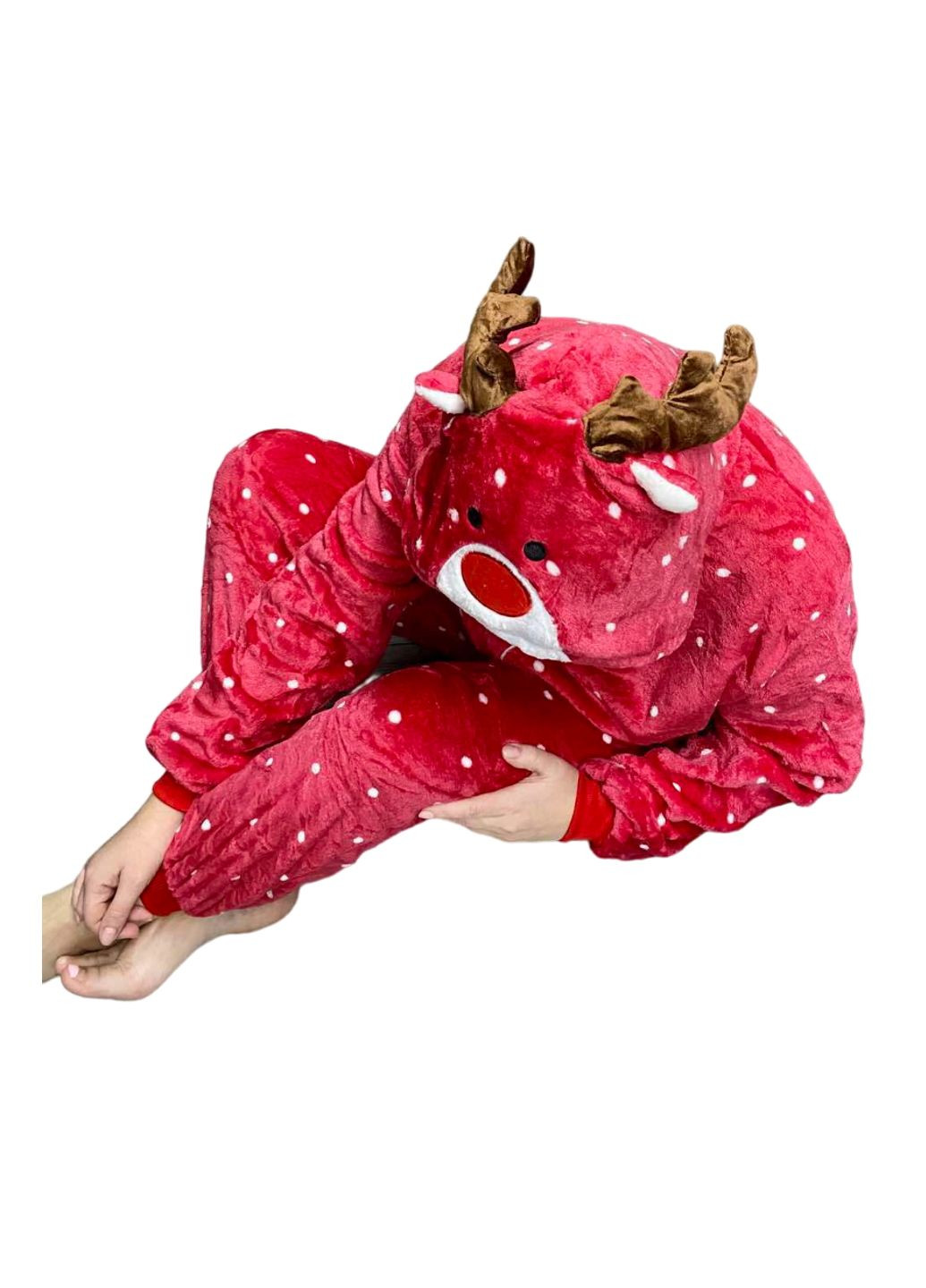 Піжама кігурумі жіноча Олень Різдвяний Кигуруми Олень рождественский (301868330)