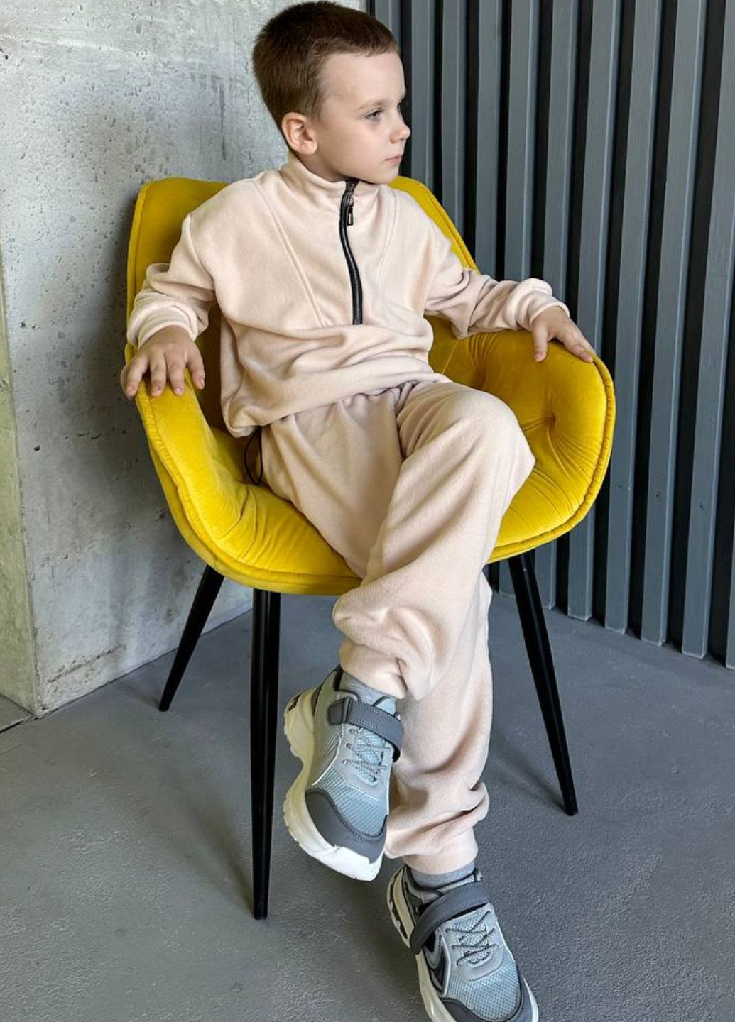 Молочный демисезонный крутые термо костюмы для самых маленьких и стильных брючный Tik-Tak