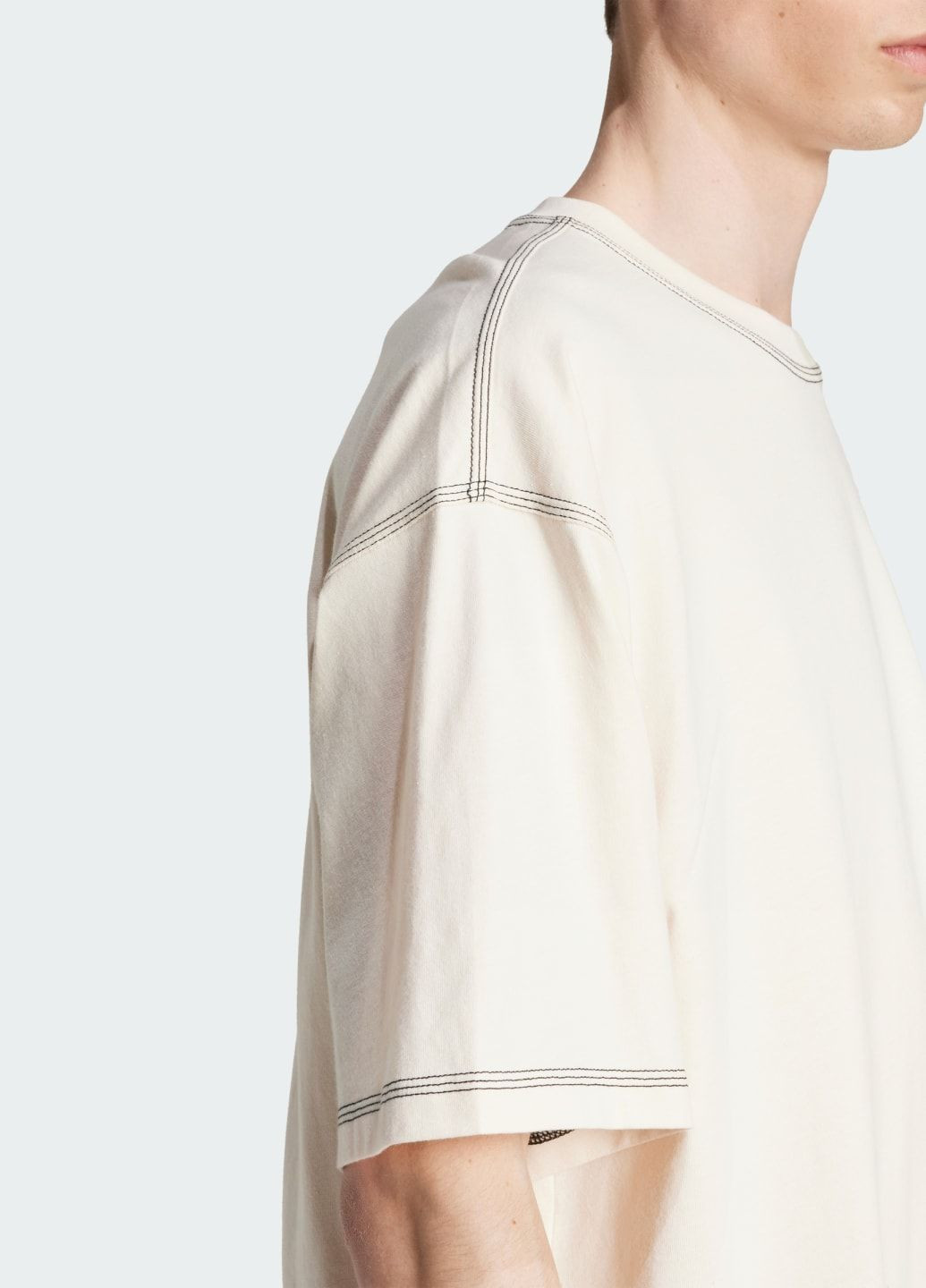 Белая футболка trefoil essentials adidas