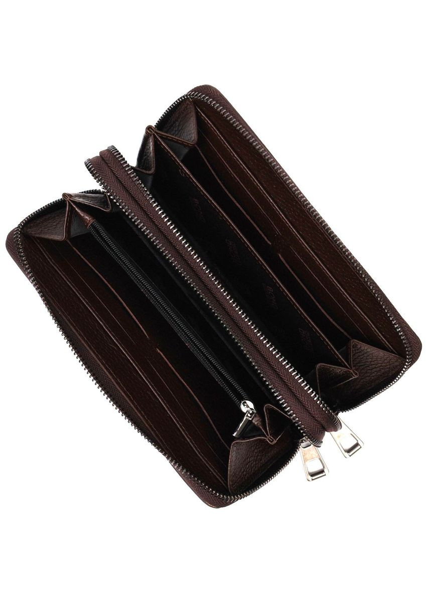 Вместительный мужской клатч с двумя отделениями из натуральной кожи 22025 Bond (366880479)