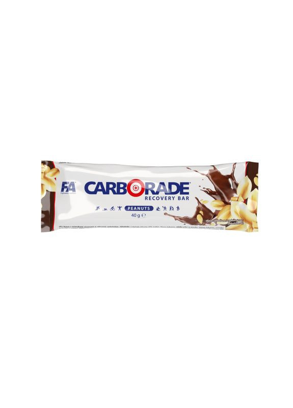 Протеїновий батончик Carborade Recovery Bar 40 g (Peanut) Fitness Authority (311281646)
