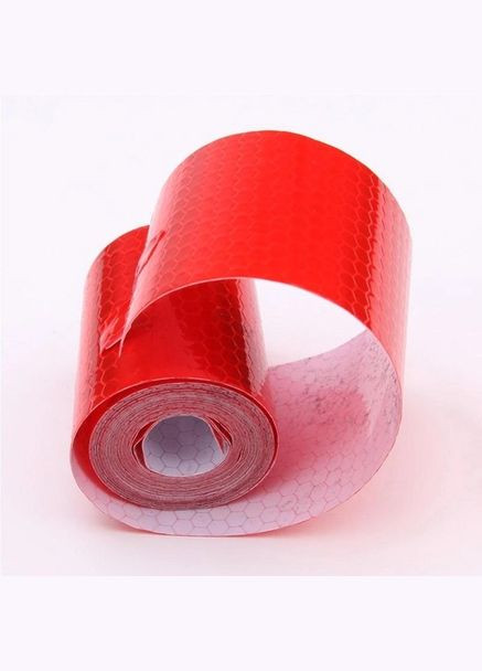 Лента светоотражающая самоклеящаяся 5 см 3 м Красный (050483) GIF (346263080)