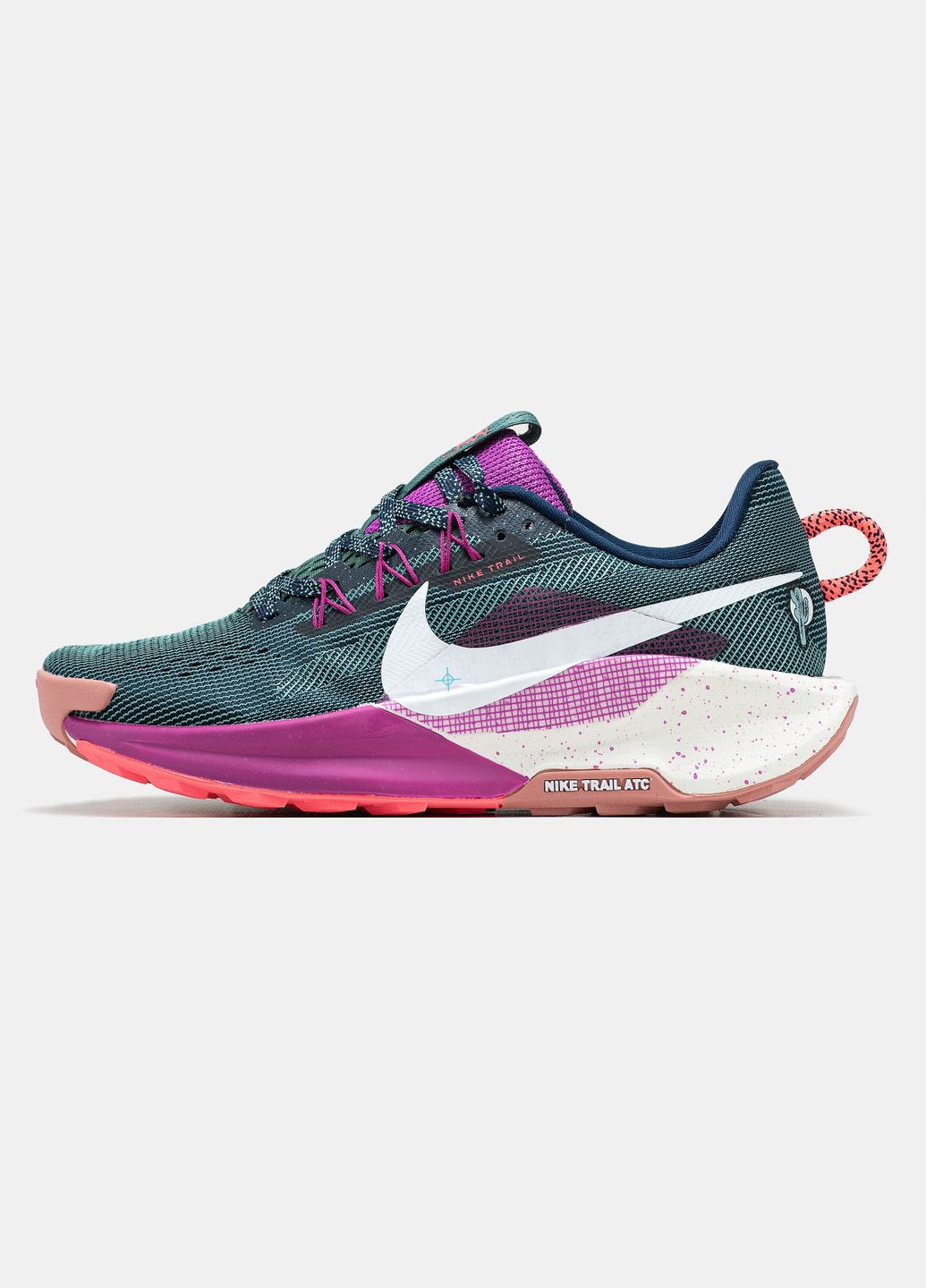 Кросівки жіночі Nike Pegasus Trail 5 green purple | Найк Пегасус Треіл 5 зелені фіолетові No Brand зелені всесезони (315006236)