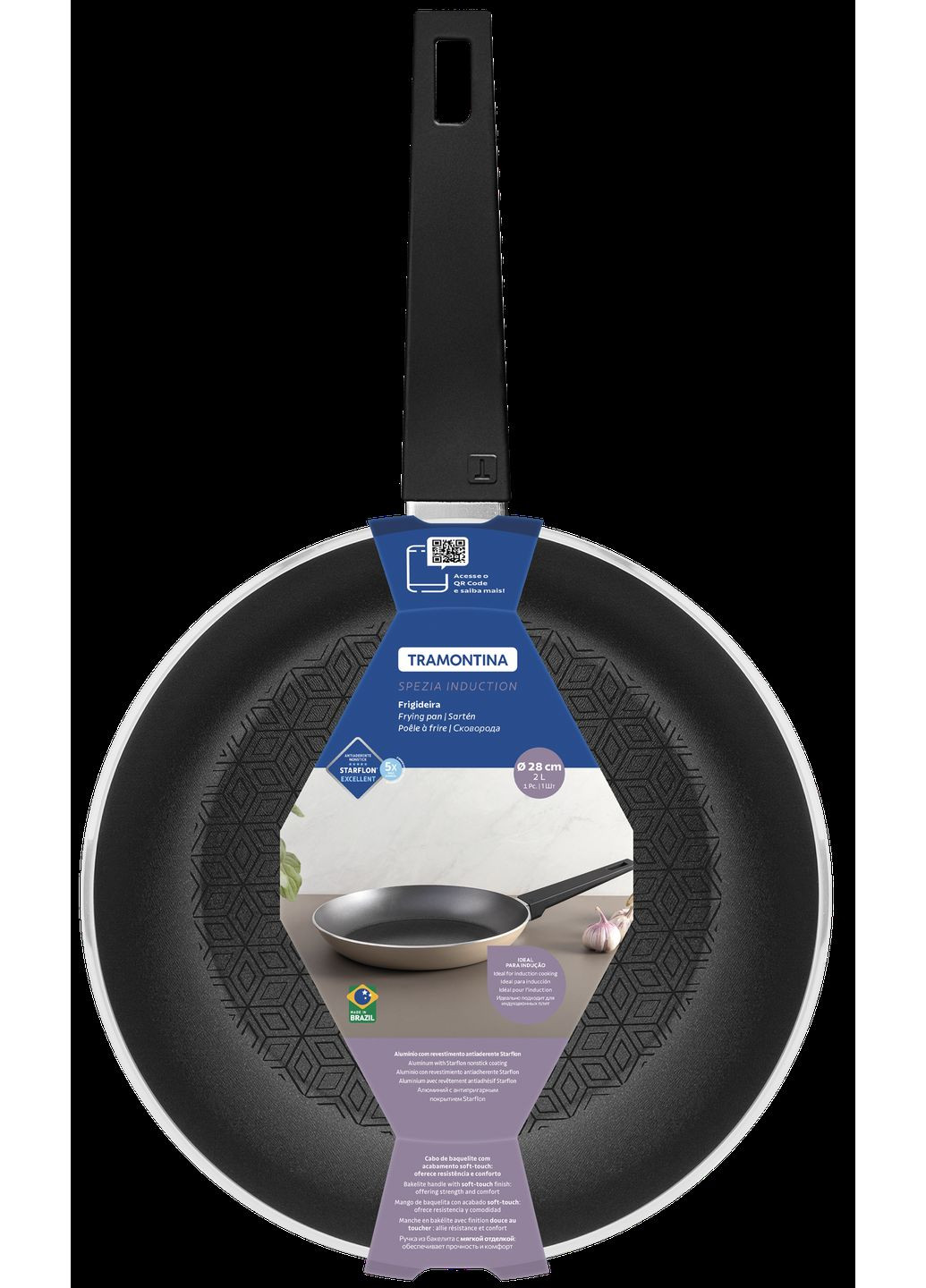 Сковорода Spezia 28 см (7096822) Tramontina (360400102)