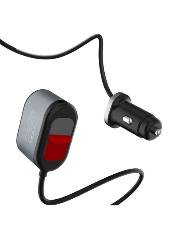 Автомобільний зарядний пристрій (адаптер) 4в1 CC29 PD / QC3.0 / TWS Gen / з конектором Lightning для AirPods black XO (333827840)