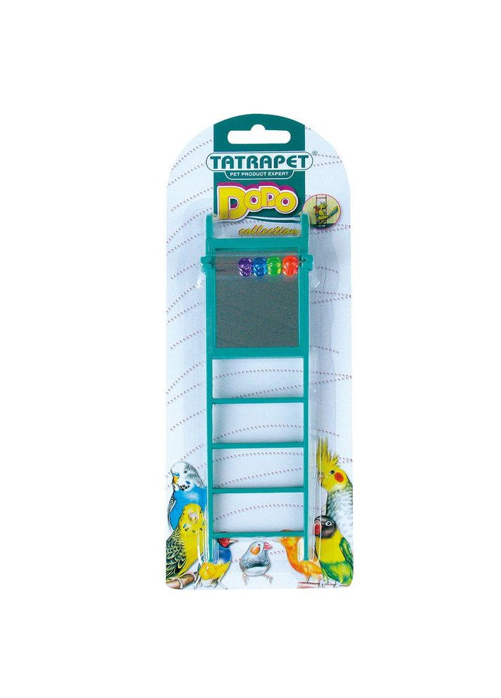 Іграшка для птахів TATRAPET, сходи з дзеркалом, 22 см (*) Dodo (363254436)