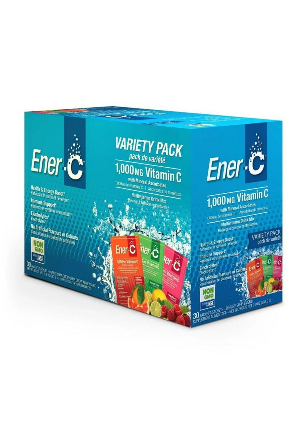 Вітаміни та мінерали Vitamin C, 30 пакетиків (асорті) Ener-C (293418973)