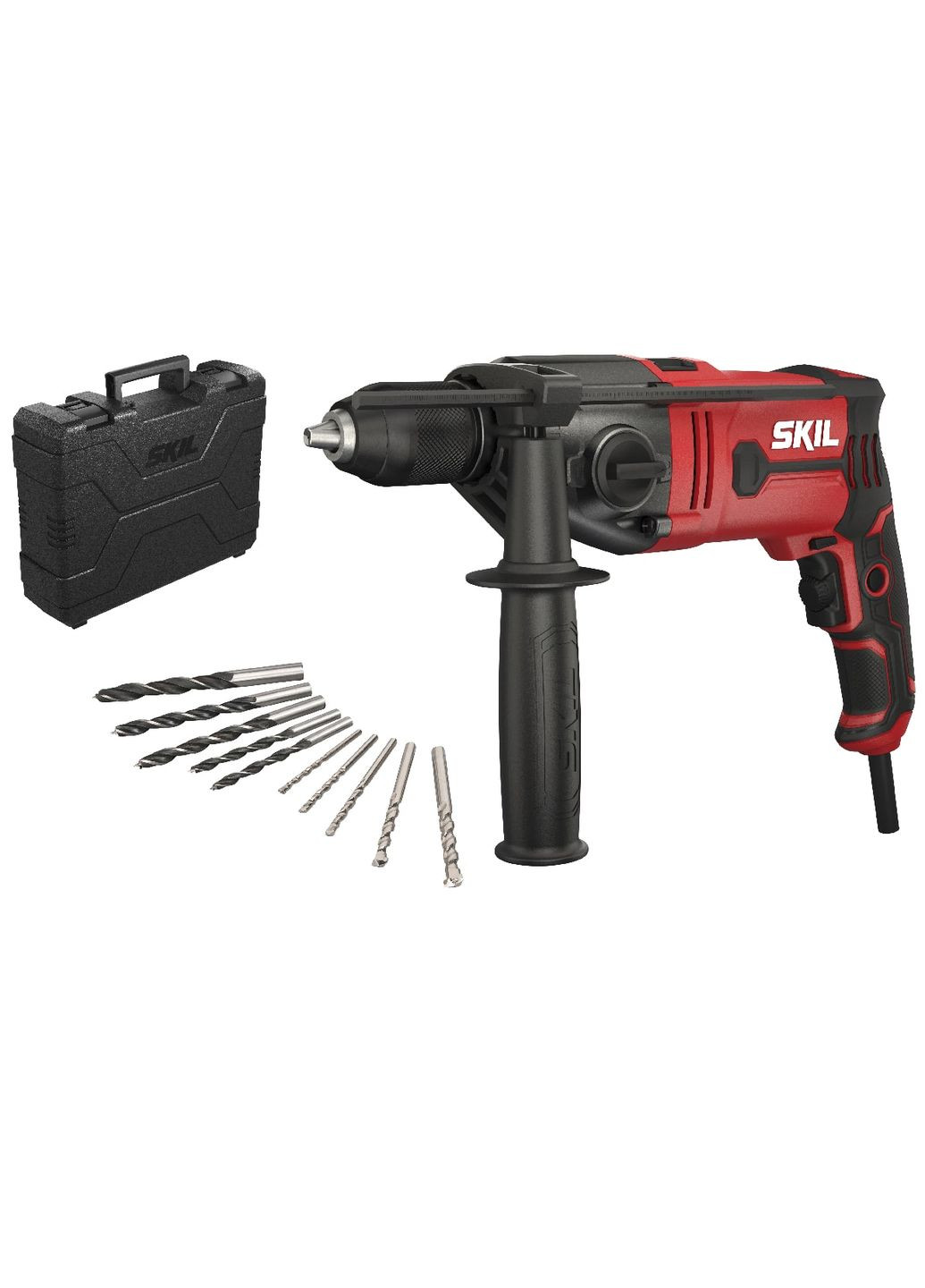 Дрель ударная 6745 GA 1050Вт ШЗП 13мм 0-3200об·мин аксессуары кейс 2.6кг Skil (317558282)
