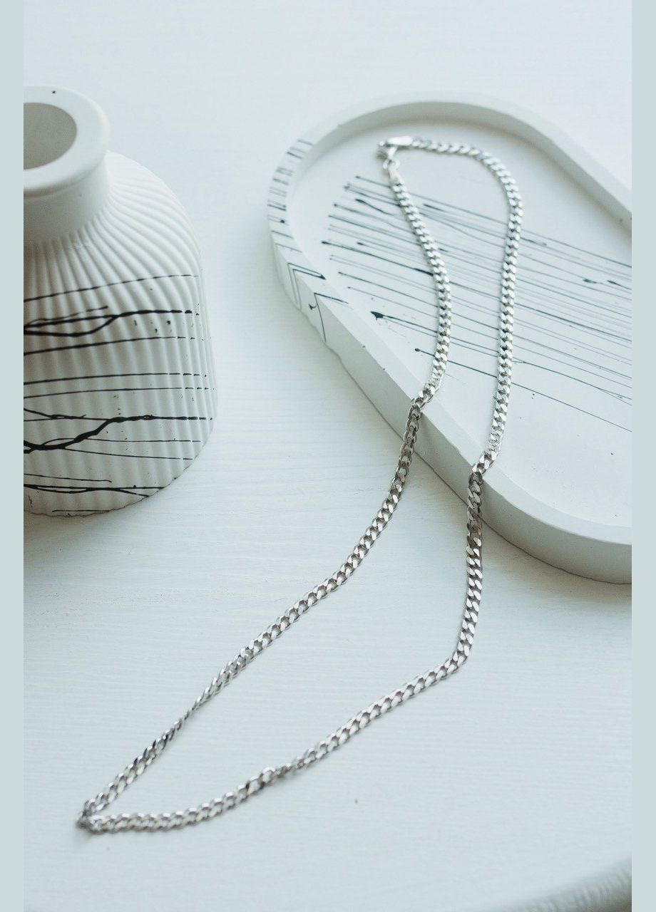 Ланцюжок срібний Панцир Л0236, 55 розмір, розмір No Brand (358501363)