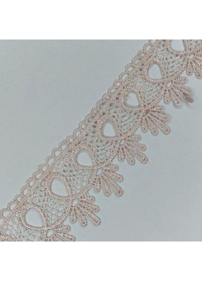 (1 метр) Кружево макраме 5 см цвет - пудра (01М-Y10495-6) Plus-plus (352743583)