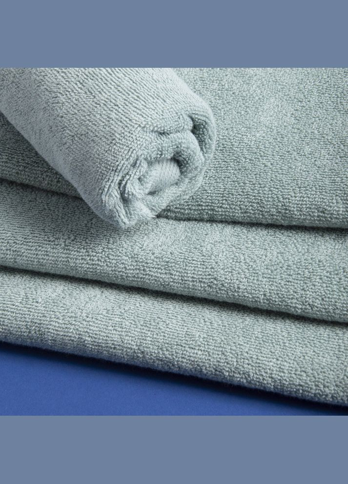 Рушник серветка махровий 30х70 Ніжність щіл 500 г/м2 бавовна м'ята IDEIA зелений