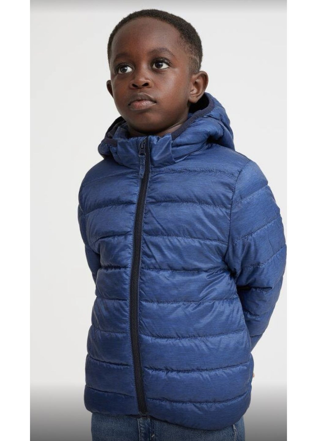 Синя демісезонна куртка H&M