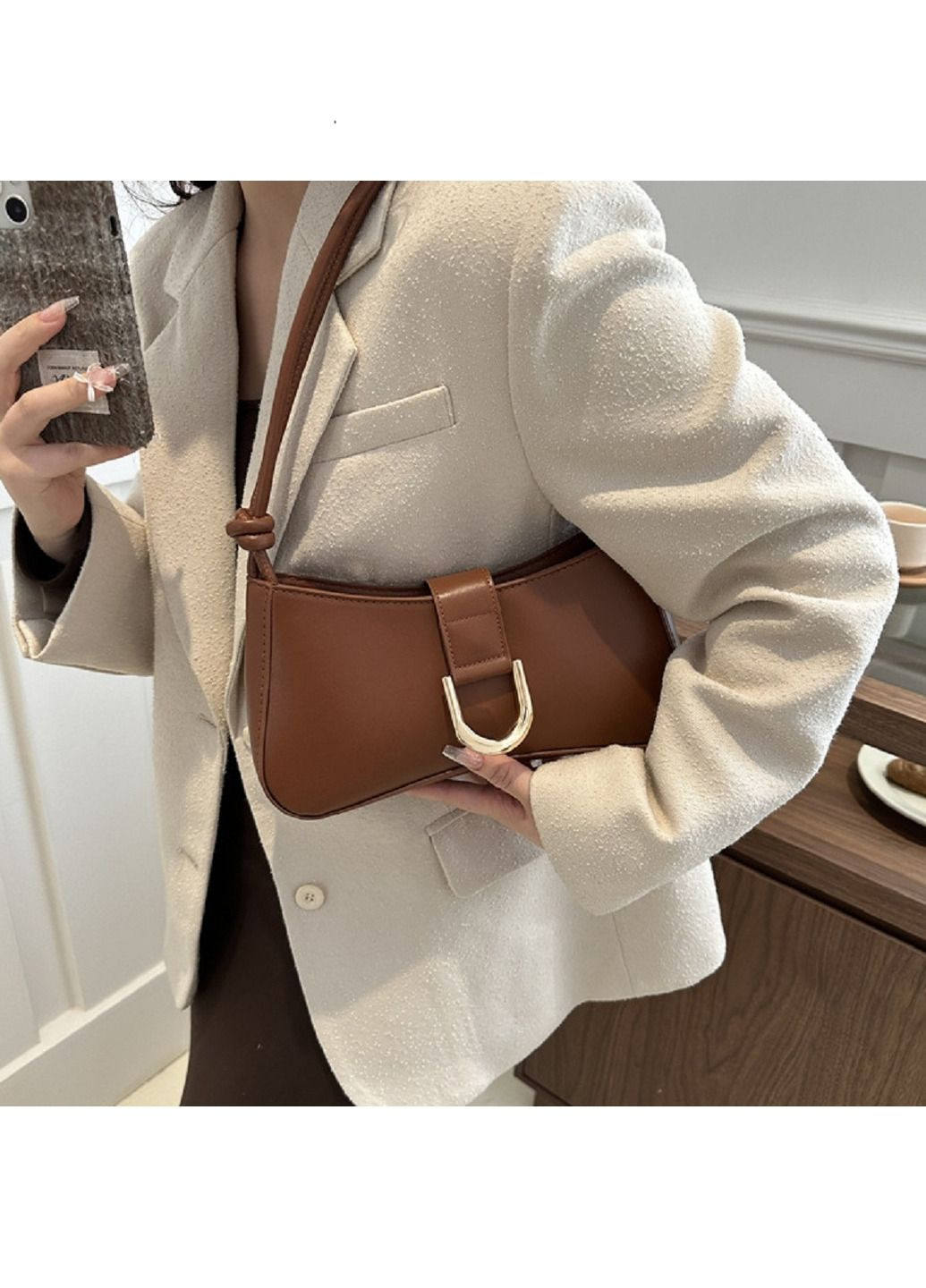 Жіноча сумка кросбоді через плече з екошкіри на блискавці RoyalBag P2-6718 (331879744)