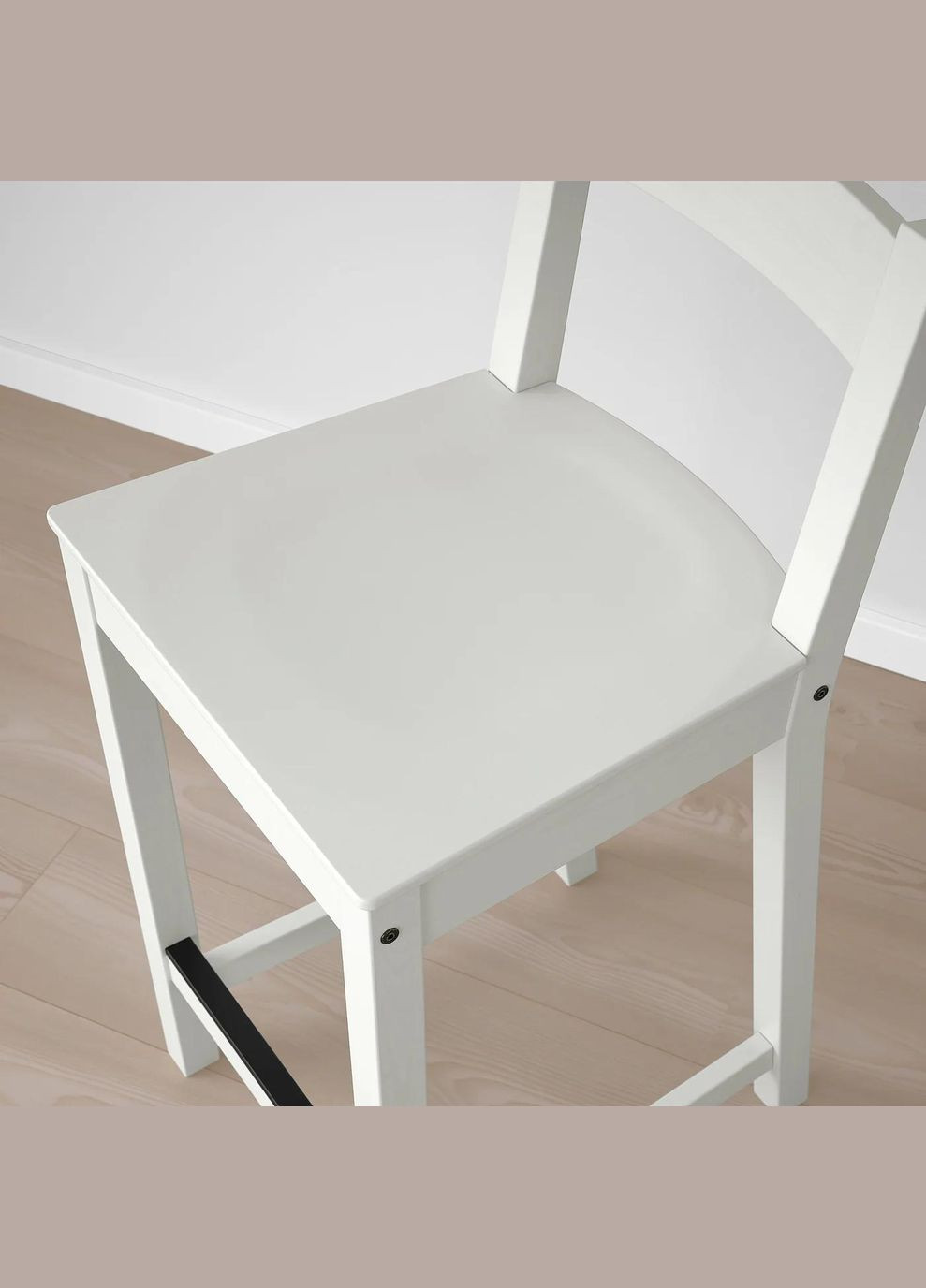 Барний стілець зі спинкою ІКЕА NORDVIKEN 62 см (60424690) IKEA (278407578)