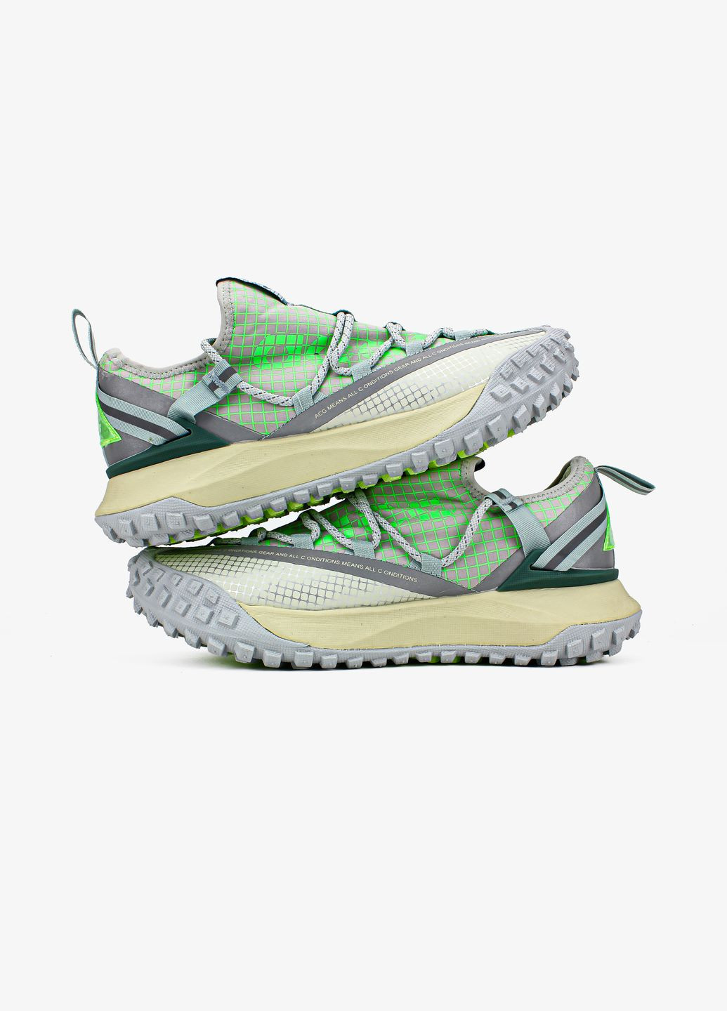 Бежевые всесезонные кроссовки мужские и женские nike acg mountain fly sea glass beige | найк асж маунтин флай бежевые No Brand