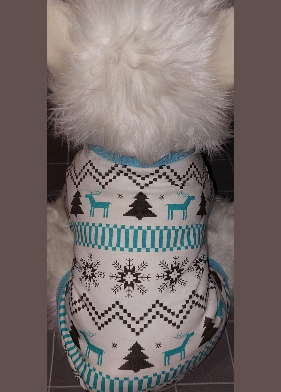 Світшот для котів Pet Style "візерунок" Блакитна S No Brand - (323232830)