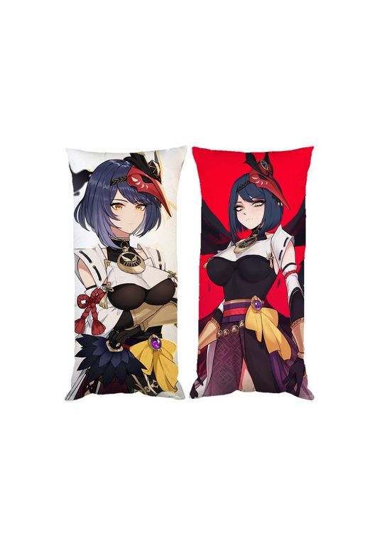 Наволочка чохол для подушки Кудзе Сара Геншин імпакт Genshin Impact двостороння 30х50 см (pp0021_50) No Brand (327006989)