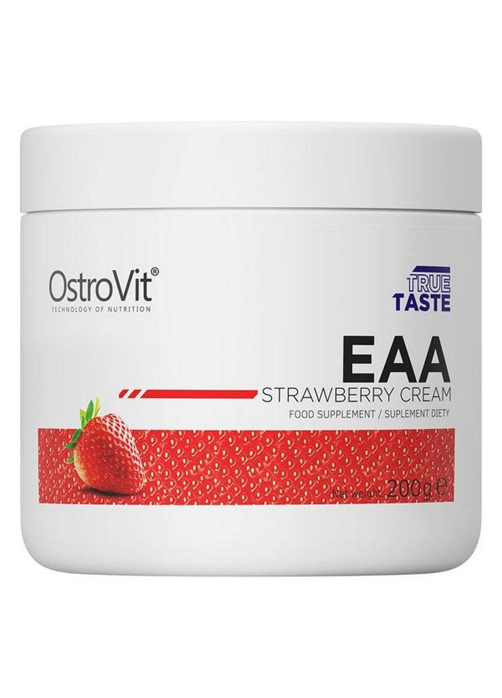 Аминокислота EAA, 200 грамм Клубника Ostrovit (295898636)