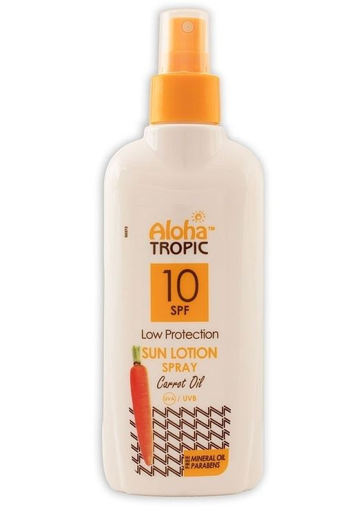 Лосьон для загара SPF10 Aloha Tropic Low Protection Sun Lotion Spray SPF10 200ml (1206576-137303) Madis (368642559)