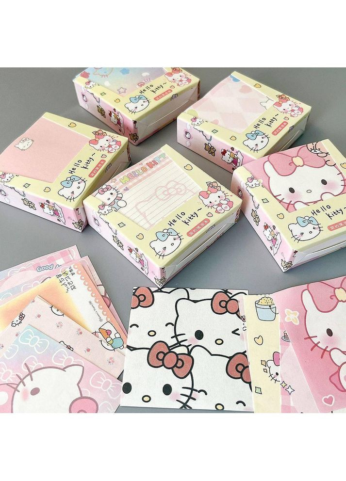 Стікери Hello Kitty Хеллоу Кітті 200 шт No Brand (366890429)