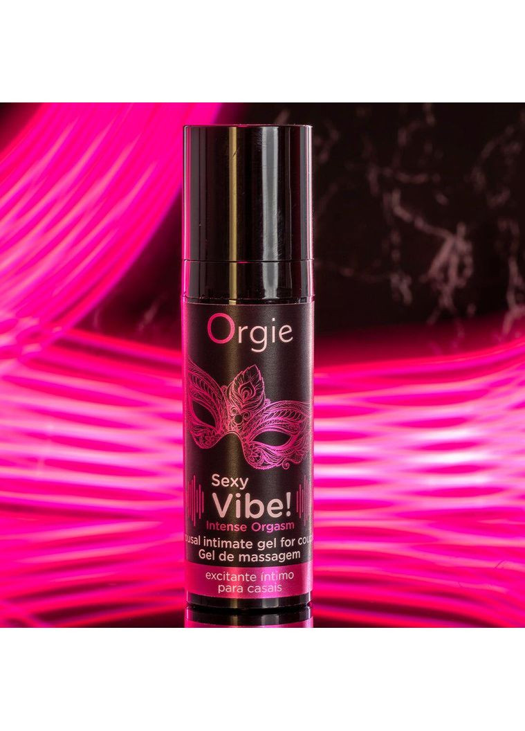 Жидкий вибратор Sexy Vibe! Intense Orgasm, 15 мл, тепло-холод, дуже потужний Orgie (367723768)