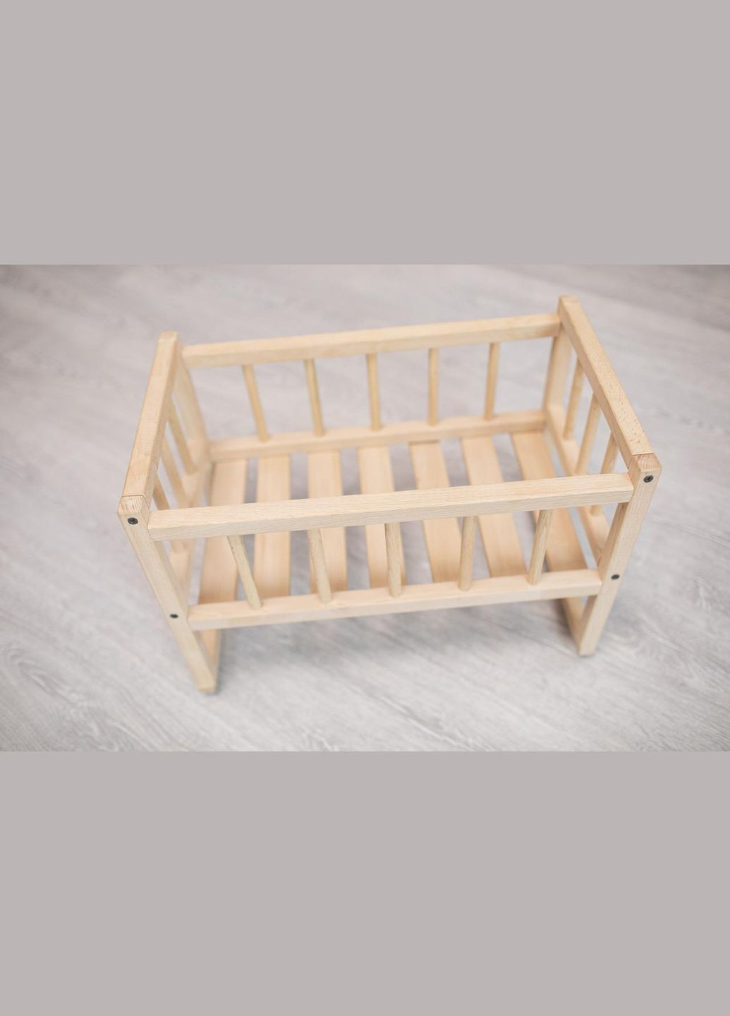 Ліжко для ляльок дерев'яне 44х26х31 см дитяча іграшка з екологічного матеріалу HM furnitura (330608362)