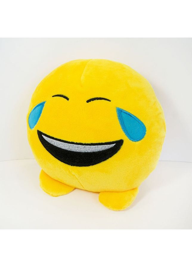 М'яка іграшка смайлик emoji сміхотунчик 18см (WT621) Weber Toys (365544041)