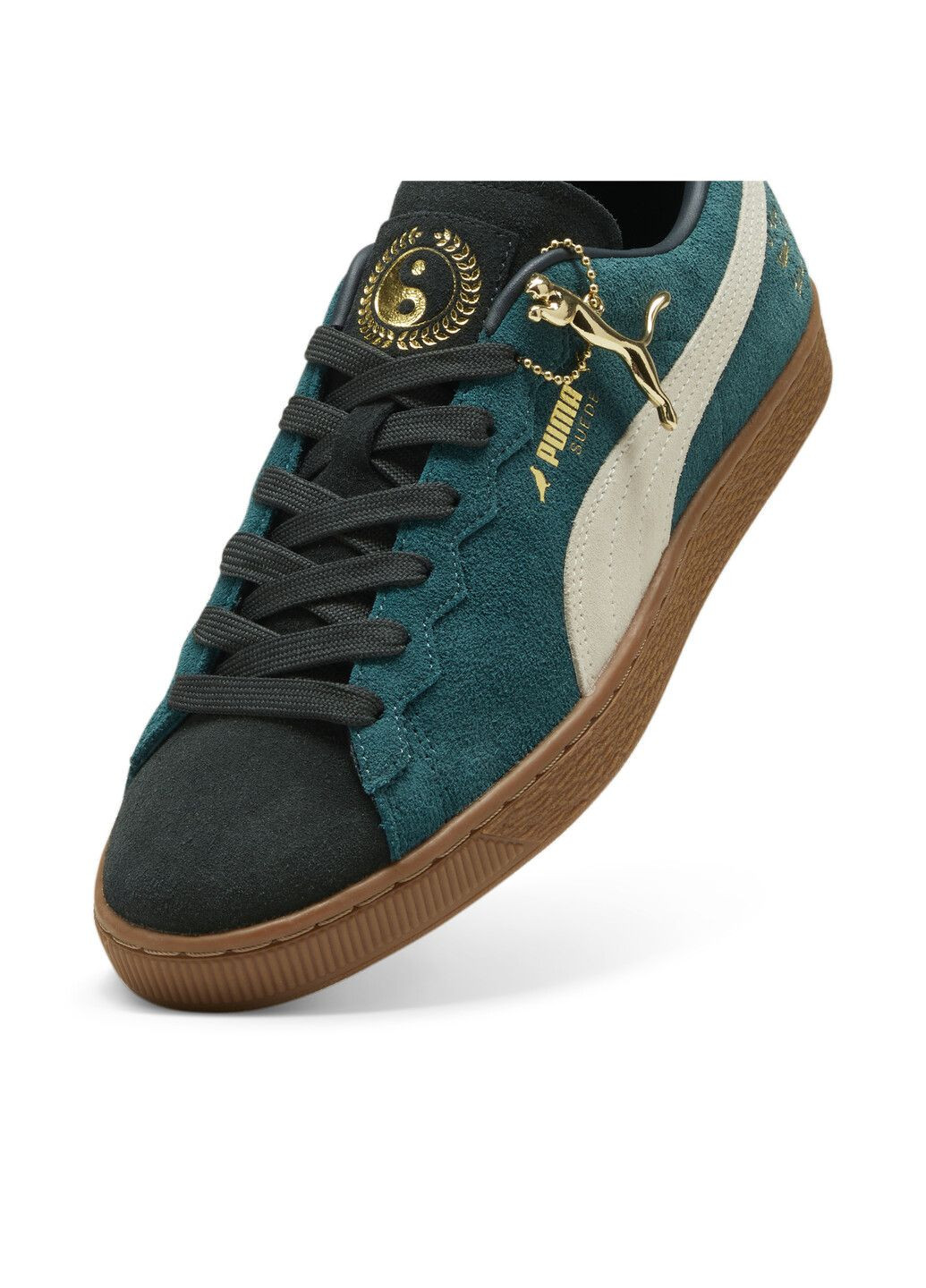 Зеленые кеды x staple g suede sneakers Puma