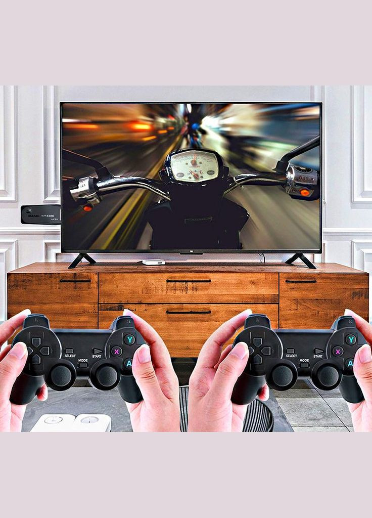 Игровая приставка-консоль HDMI Game Stick Lite M8 64Gb 4K Ultra HD 10000 игр (1892185189) No Brand (336545986)