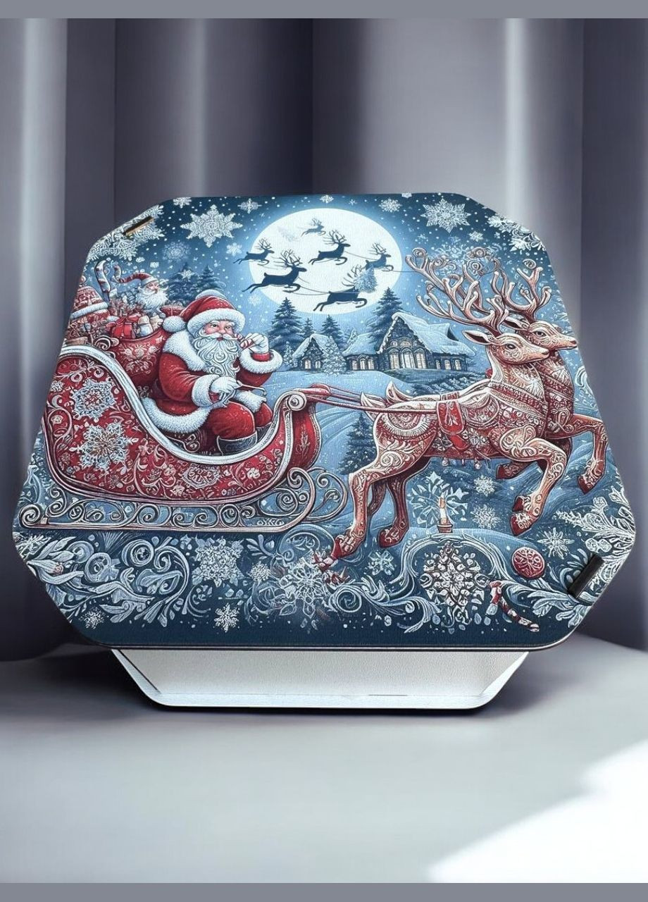 Подарункова коробка квадратна (ХДФ) 29x29x10 см. №9 No Brand (330774675)