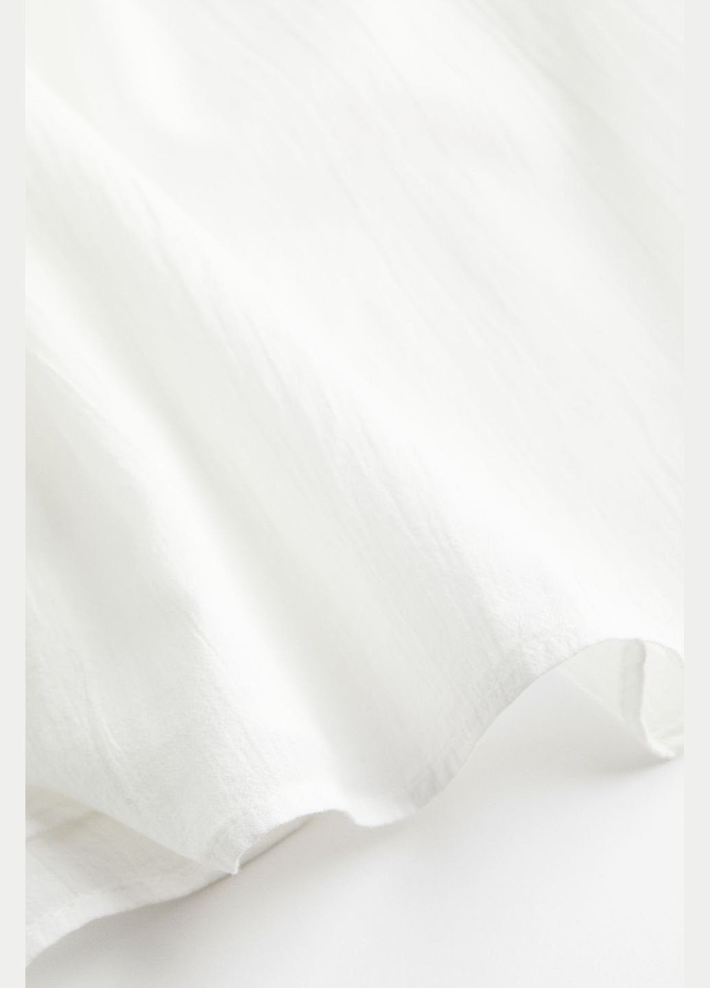 Белое повседневный платье H&M однотонное