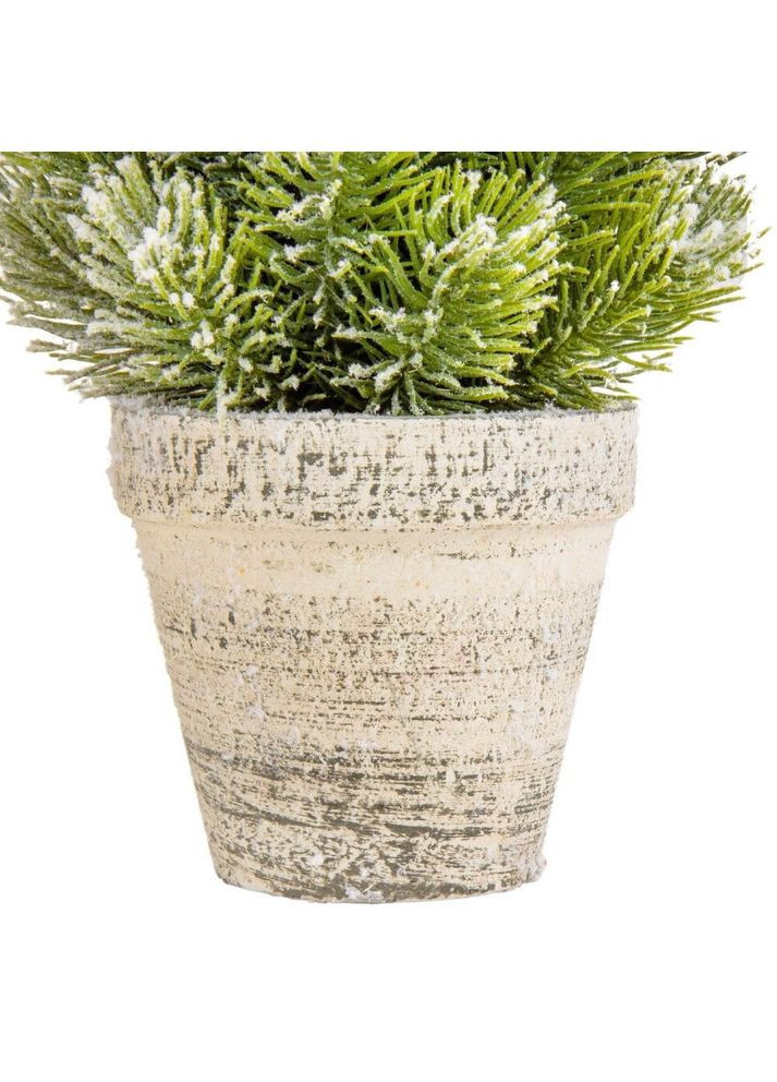 Декоративная заснеженная елка в горшке Сосна 38 см 118919007 Lefard (299387613)