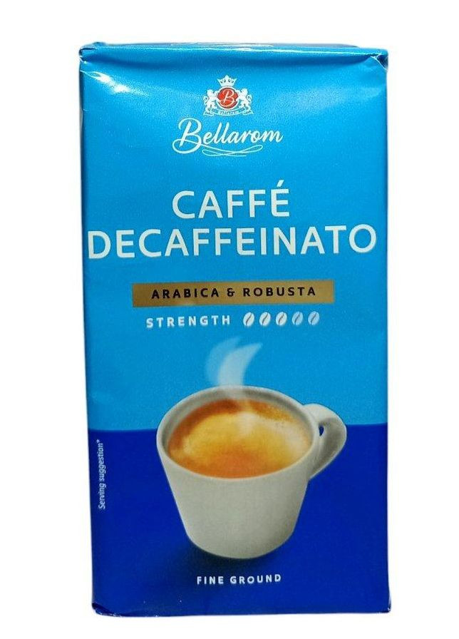 Кофе молотый Caffe Decaffeinato без кофеина 250 г Bellarom (351382469)