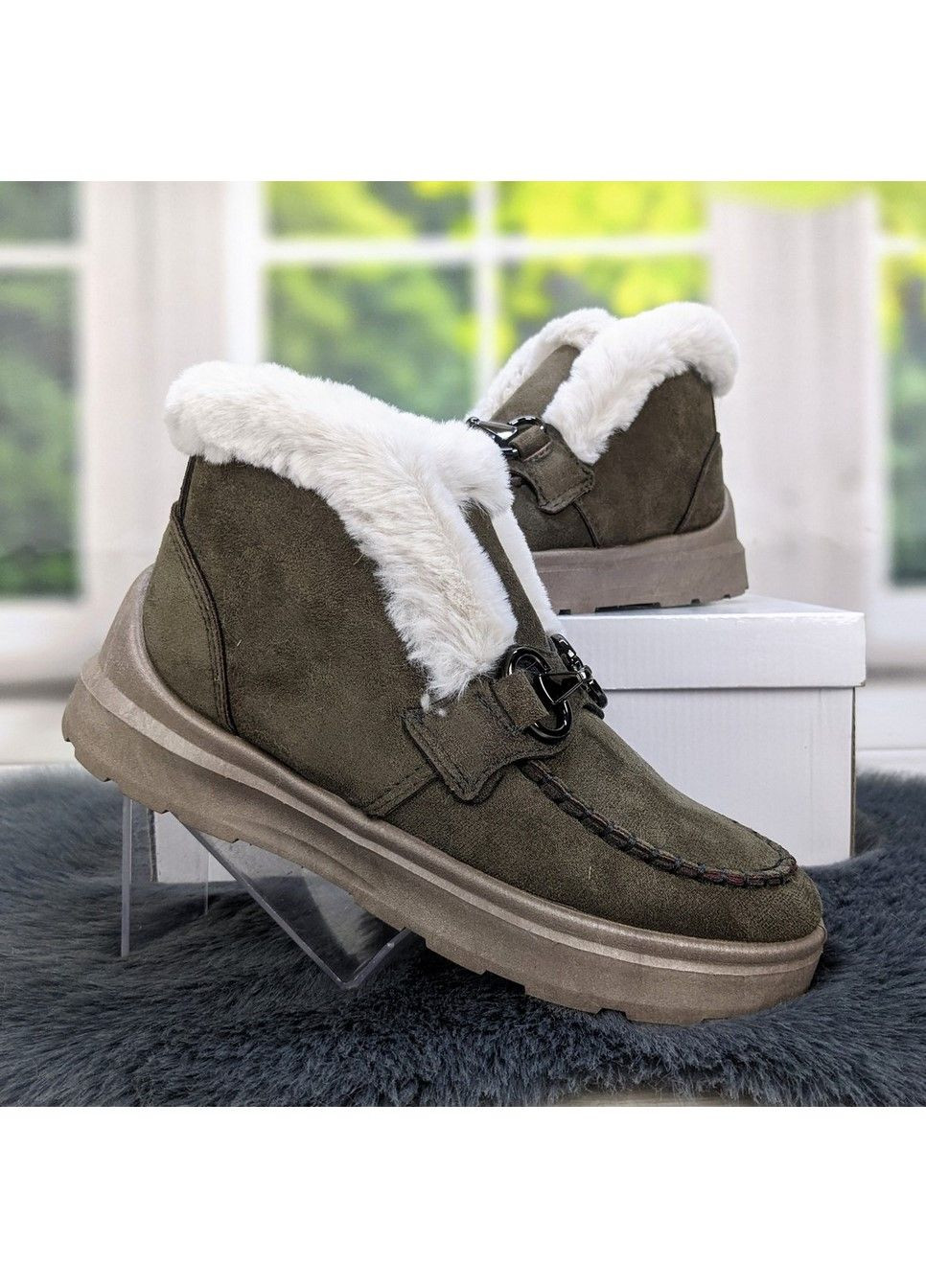 Черевики жіночі зимові замшеві Dago (301792139)