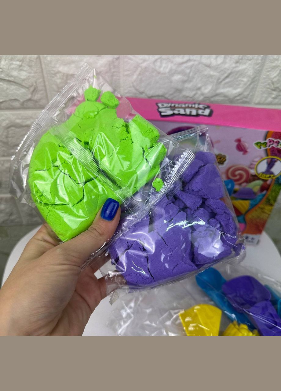 Дитячий набір пісок кінетичний Pepedo з формами торти Diy (331770989)