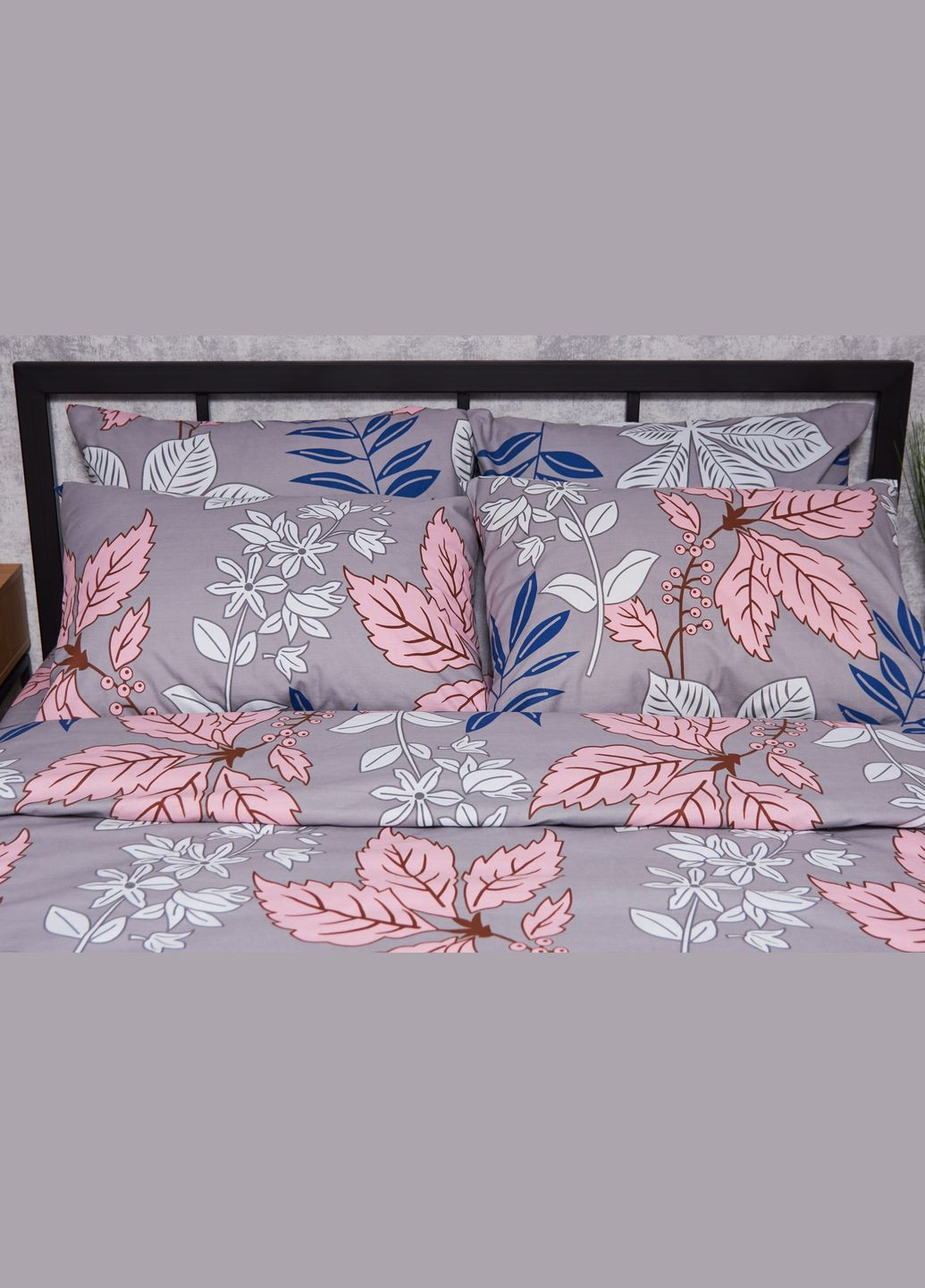 Комплект постельного белья Бязь Gold Люкс семейный 143х210х2 наволочки 2х70х70 (MS-820003037) Moon&Star Fossil (288536375)